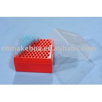 red pipette tip rack