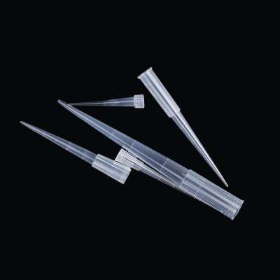 Disposable Laboratory Consumable 1250ul Nature Racked Pipette Tips